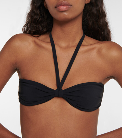 Isabel Marant Étoile Starla Halterneck Bikini Top In Black