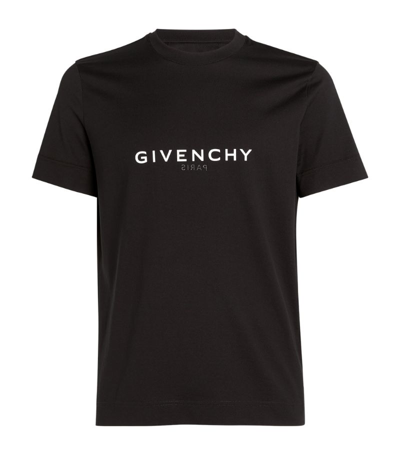 Shop Givenchy Paris Reverse T-shirt In Black
