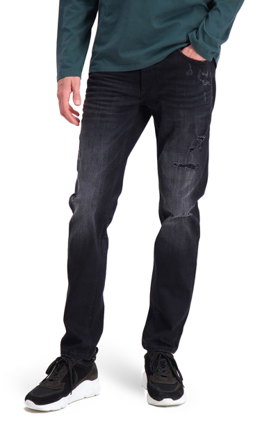 Shop Lindbergh Superflex Jeans In Black