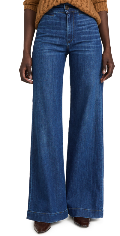 Shop Askk Ny Brighton Wide Leg Jeans Mercury