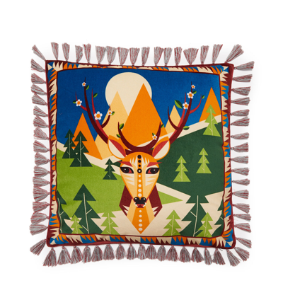 Shop La Doublej Spirit Animal Cushion In Deer
