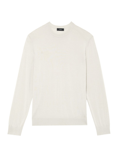 Shop Theory Men's Wool Pullover Sweater In Peyote