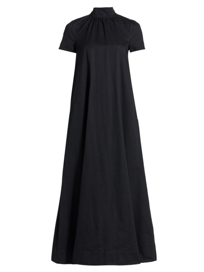 Shop Staud Women's Ilana Maxi Dress In Black