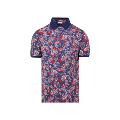 Shop Etro Cotton Basic Polo In Multicolour