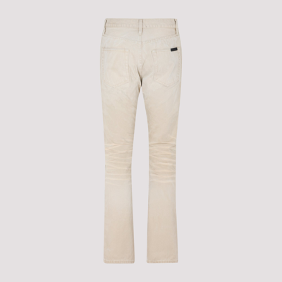Shop Fear Of God Canvas 5-pocket Pants In Nude &amp; Neutrals