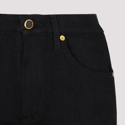 Shop Khaite Vivian New Bootcut Flare Denim Jeans In Black