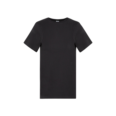 Shop Totême Curved Seam T-shirt Tshirt In Black