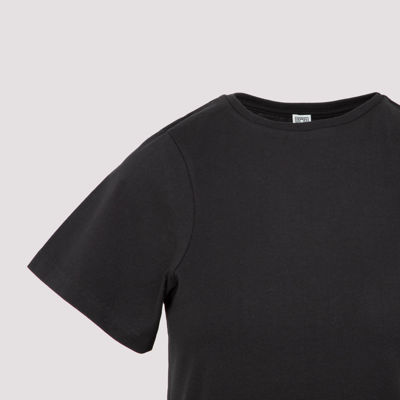 Shop Totême Curved Seam T-shirt Tshirt In Black