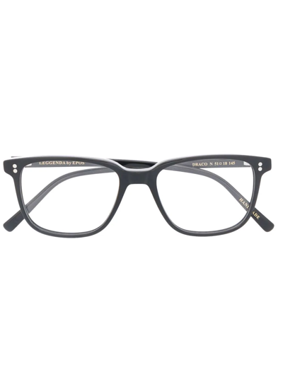 Epos Square-frame Glasses In Schwarz