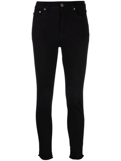 Shop Golden Goose Star-stud Skinny Jeans In Schwarz