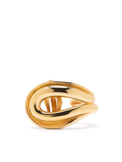 Shop Annelise Michelson Liane Solo Clip Earring In Gold