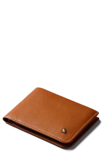 Bellroy Hide And Seek Hi Wallet Caramel - Rfid In Caramel