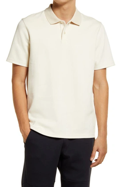 Shop Ted Baker Kelty Short Sleeve Heavy Twill Polo Shirt In Natural