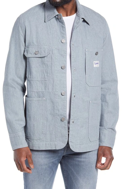 Shop Lee Box Pocket Denim Jacket In Rinse