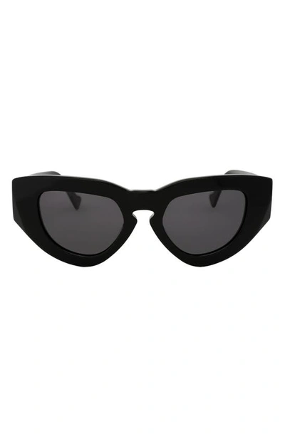 Shop Grey Ant 50mm Cat Eye Sunglasses In Black / Grey