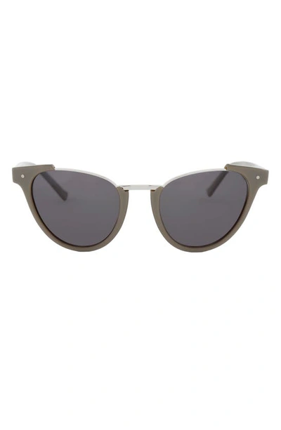 Shop Grey Ant 51mm Black Pearl Cat Eye Sunglasses In Grey/ Grey
