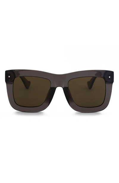 Shop Grey Ant Status 51mm Sunglasses In Smoke/ Brown