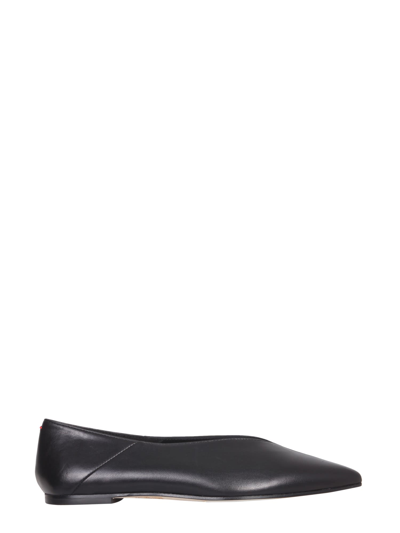 Shop Aeyde Moa Ballerinas In Nero