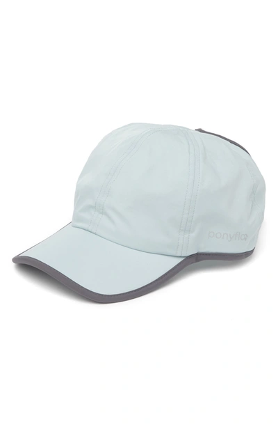 Shop David & Young Water Resistant Active Ponyflo Hat In Mint