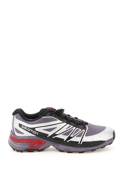 Salomon Xt-wings 2 Trail Running Shoe In Purple,silver,black | ModeSens