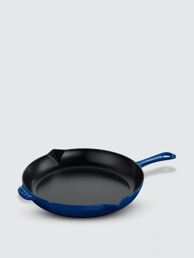 Shop Staub Fry Pan In Dark Blue