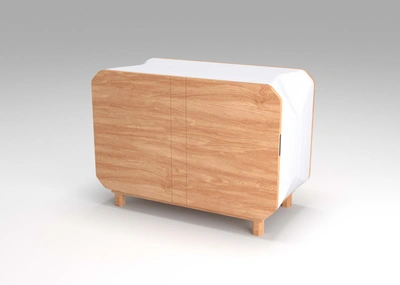 Shop Model No. Maar Credenza W/plain Doors + Legs In White