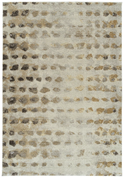 Shop Addison Rugs Addison Plano Abstract Polka Wheat Rug In Brown
