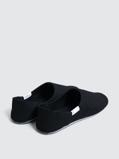 Shop Abe Sangyo Abe Canvas Home Shoes In Black
