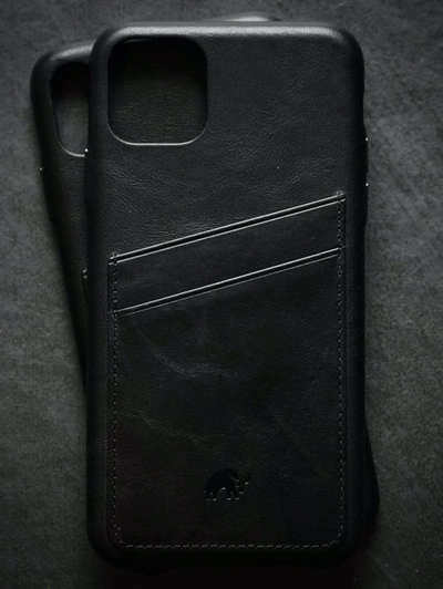 Shop Bullstrap Black Portfolio Iphone Case