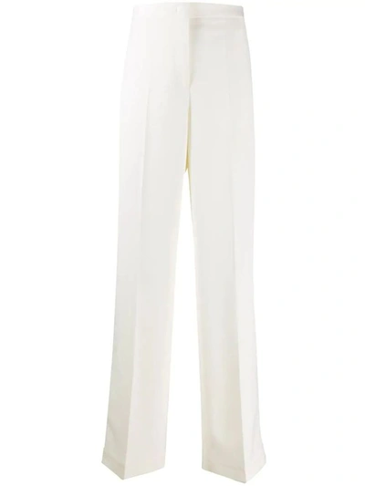 Shop Jil Sander Women's White Wool Pants