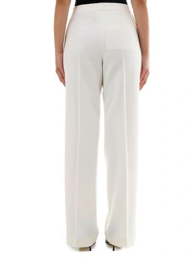 Shop Jil Sander Women's White Wool Pants