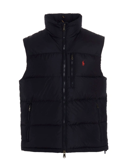 Shop Polo Ralph Lauren Vest In Blue