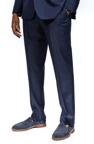 Shop 9tofive Essential Suit Pants In Navy