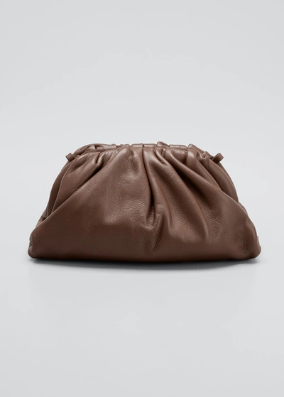 Shop Bottega Veneta Mini Pouch Clutch Bag In Brownie