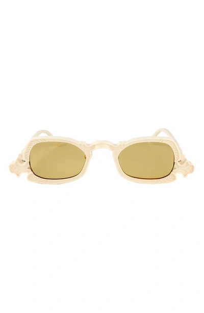 Shop Grey Ant Arsenic 46mm Belle Epoque Sunglasses In Ivory/ Gold
