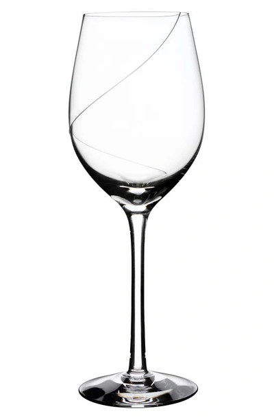 Shop Kosta Boda Line Wine Glass In Clear
