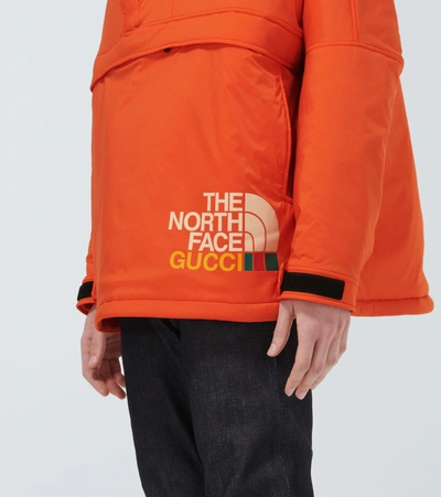 Shop Gucci The North Face X  Windbreaker Jacket In Papaya