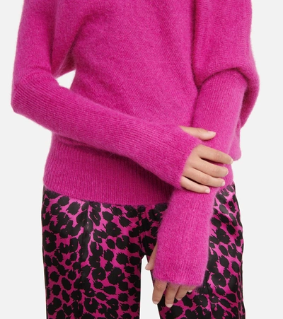 Shop Tom Ford Asymmetric Sweater In Fuxia