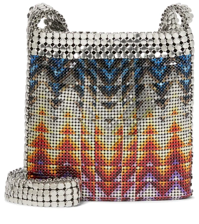 Shop Paco Rabanne Pixel Patchwork Mini Shoulder Bag