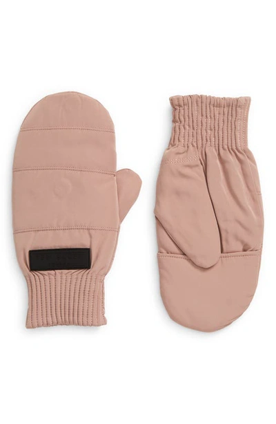 Ted Baker Alibeth Nylon Flip Top Puffer Mittens In Pale Pink | ModeSens