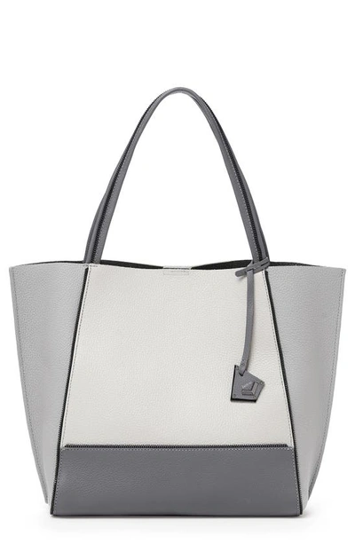 Shop Botkier Soho Leather Tote In Smoke Combo