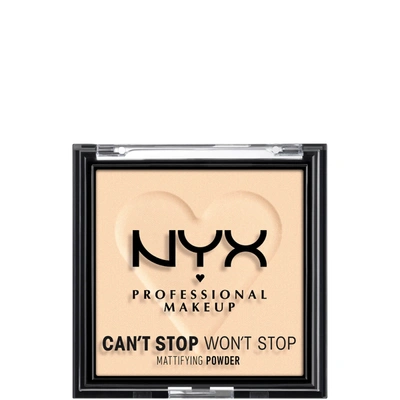 Nyx Professional Makeup Can't Stop Won't Stop Mattifying Lightweight Powder 7g (various Shades) - Fair In Fair