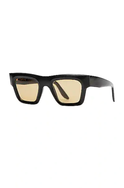 Shop Lapima Martin Sunglasses In Natural Black & Yellow