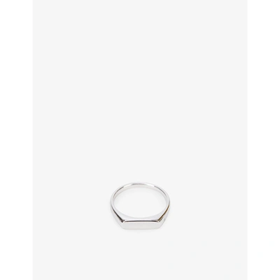 Shop Tom Wood Knut White Rhodium-plated Sterling-silver Ring
