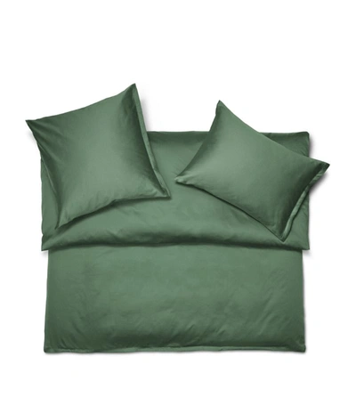Shop Schlossberg Noblesse Pillowcase (50cm X 75cm) In Green