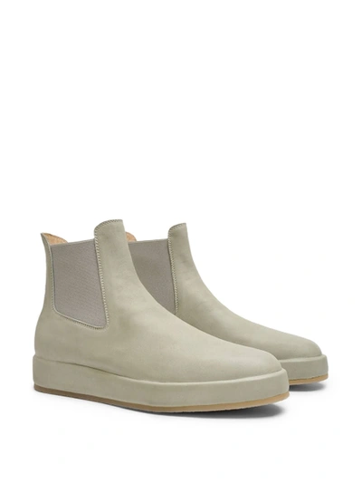 Shop Fear Of God Chelsea Wrapped Leather Boot Perla