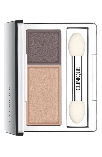 Shop Clinique All About Shadow Duo Eyeshadow In Neutral Territory