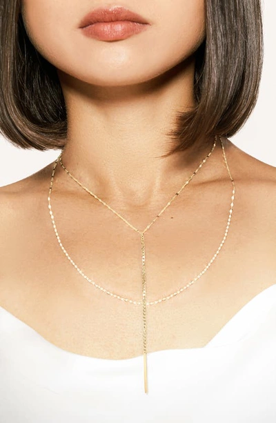 Lana Jewelry Nude Casino Blake Drop Necklace In Yellow | ModeSens