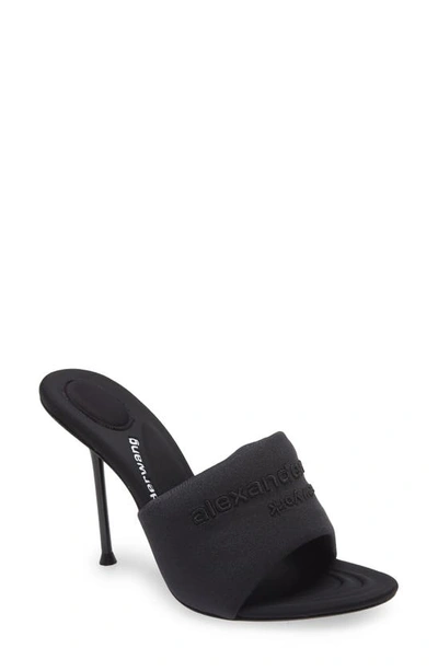 Shop Alexander Wang Sienna Slide Sandal In Black