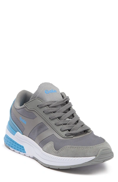 Shop Gola Atomics Athletic Sneaker In Grey/ Vista Blue